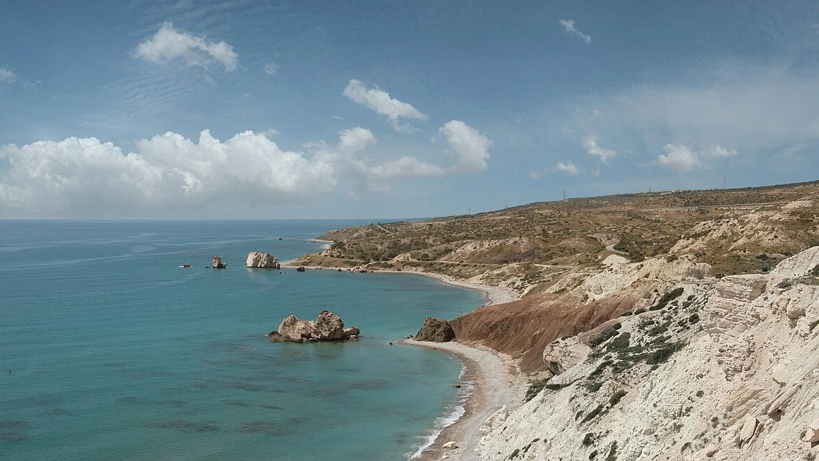 affordable car rental near Paphos airport at Aphrodite Rock